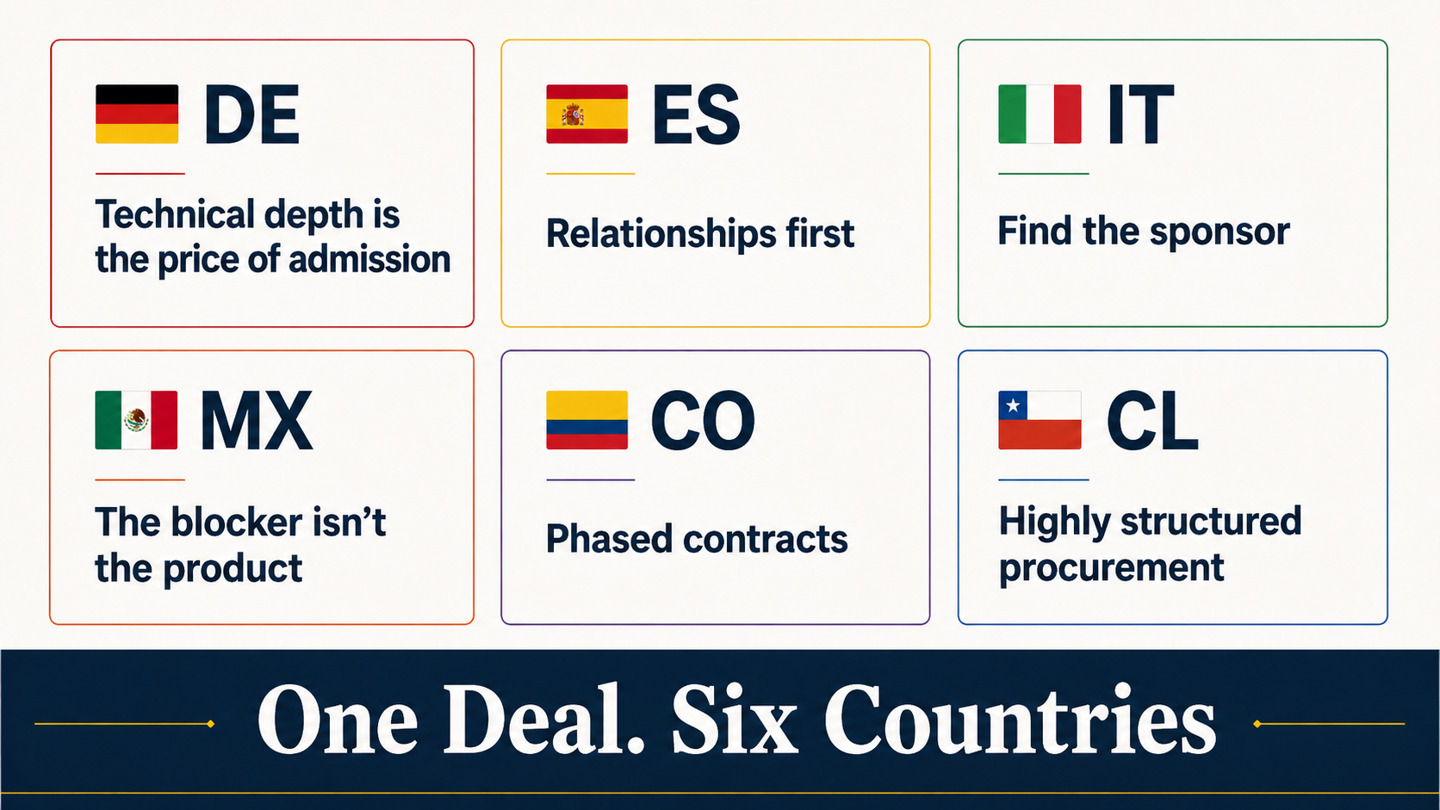 One Deal, Six Countries: How AE/SE Teams Win Across Markets